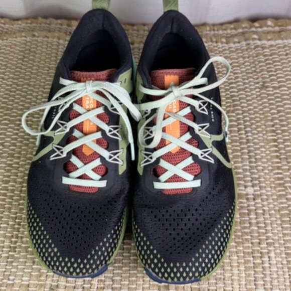 Nike React Pegasus Trail 4 Running/Hiking shoes Black Alligator Mint. Size 8.5 - Picture 2 of 4